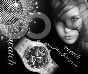 ساعت مچی swatch نقره ای