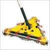 جاروی شارژی توئیستر سویپر Twister Sweeper مثلثی زرد رنگ