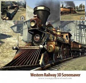 لذت سفری خاطره انگیز با قطار توسط Western Railway 3D Screensaver 1.0