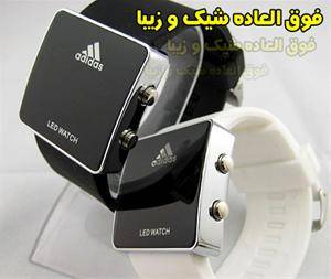 ساعت LED Adidas اصل  فوق العاده شیک و جدید  این سا