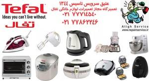 تعمیرات و سرویس چای ساز تفال.ماکروویو تفال .سرخ کن تفال.اتو تفال.جاروبرقی تفال.غذاساز تفال.هم زن و مخلوط کن تفال در تهرانپارس.نارمک.رسالت.قنات کوثر .ش