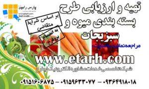 ارائه طرح توجیهی بسته بندی سبزی و میوه جات www.etarh.com