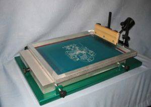 دستگاه silk screenدستی