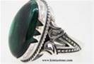 انگشتر نقره مالاکیت (Malachite)