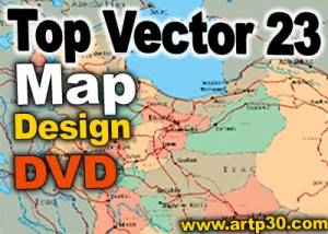 Top Vector 23 - Map Designطرح وکتور