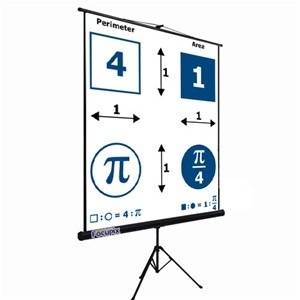 پرده نمایش ویدئو پروژکتور پایه دار اسکوپSCOPE 180×180