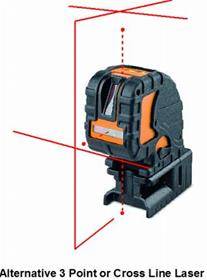 تراز لیزری 3 خط و 3 نقطه