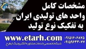 مشخصات کلیه واحدهای تولید کننده انواع روغن نباتی به انضمام واحدهای بسته بندی روغن کشور