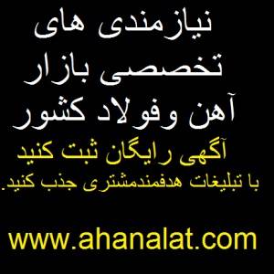 نیازمندیهای آهن وفولادکشور