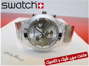 ساعت سواچ نقره ای جدیدترین ساعت swatch