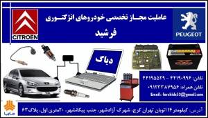 عاملییت تخصصی خودرو های انژکتوری فرشید