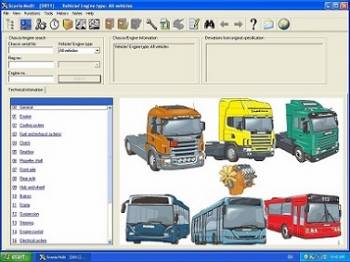 نرم افزار اطلاعات تعمیرگاهی و کاتالوگ قطعات یدکی اسکانیا Multi Scania 10 2016