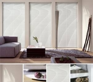 پرده کرکره فلزی طرح دار سایه سان یاOndulette blinds