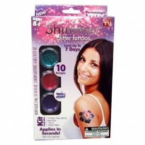 تاتو موقت اکلیلی شیمر Shimmer Glitter Tattoos