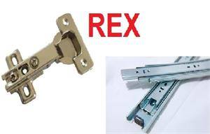 وارد کننده دستگیره کابینت ریل و کلیه یراق الات rex