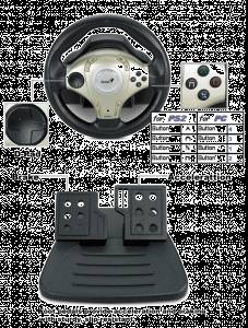 فرمان بازی جنیوس مدل TwinWheel F1