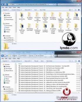 فیلم آموزشی برنامه نویسی اندروید برای شرکتهای the new boston و lynda