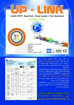 cat5e sftp dual foil & dual jacket indor & outdor