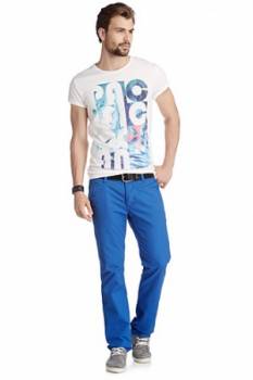 Classic casual cotton pants for men.