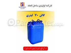 گالن 60و70 لیتری پلاستیکی با دودسته و دودرب (طرح ایتالیایی)