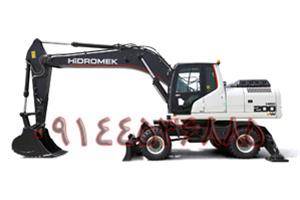 بیل مکانیکی لاستیکی هیدرومک200 HIDROMEK جدید 2015