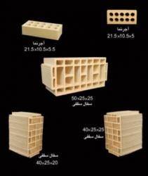 تولید و عرضه انواع اجر وتیغه سفال ــ سیمان ــ اهن الات