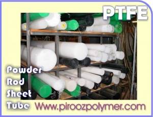 پودر - میلگرد - ورق - قطعات طبق نمونه شما از تفلون و دیگر پلیمرها ( حتى یک عدد) PTFE Polytetrafluorethylen teflon