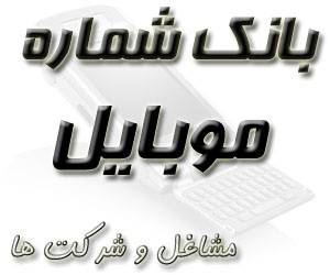 بانک شماره موبایل مشاغل و شرکت ها