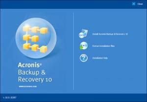 نرم افزار Acronis Backup and Recovery برنامه ای برای پشتیبان گیری و بازگردانی سیستم ها در وضعیت های بحرانی