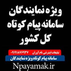 سامانه پیام کوتاه ویژه نمایندگی npayamak.ir