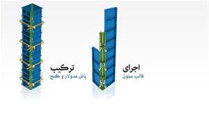 انواع قالب فلزی بتن