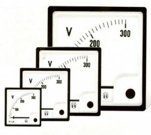 انواع آمپر متر ، ولت متر ، فرکانس متر و کسینوس فی متر تابلویی