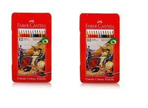 مداد رنگی 12 رنگ فابر کاستل Faber-Castell