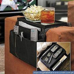 جاکنترلی سینی دار arm rest organizer