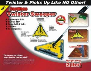 جارو برقی چرخشی twister sweeper