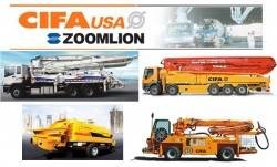 پمپ های بتن ثابت STATIONARY CONCRETE PUMP و پمپ بتن دکل دار TRUCK MOUNTED CONCRETE PUMP و پمپ بتن بوم متحرک Concrete Placing Boom CIFA - ZOOMLION