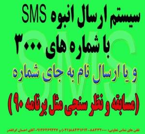 سیستم مدیریت sms با شماره های 3000