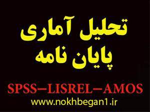 انجام پروژه های آماری SPSS,AMOS,LISREL