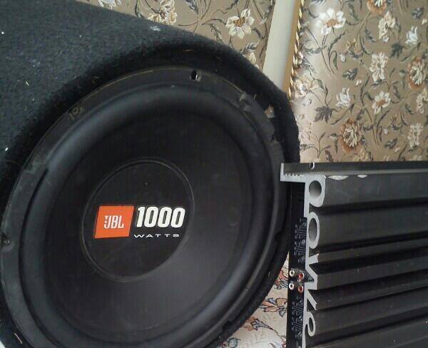 امپلی فایر 6000 باکس jbl1000 باند کنوود 718