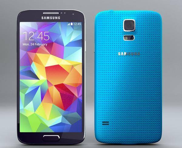 Samsung S5 Blue