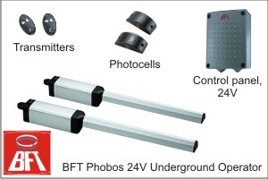 جک پارکینگ جک برقی BFT بی اف تی