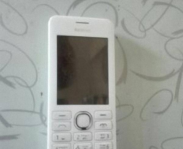 nokia 206 سفید در حد آک