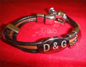 دستبند سرامیک چرم D&G