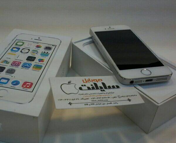 ایفون 5 اس iphone5s 16 gig silver