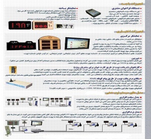 سیستمهای نوبت دهی چند باجه ای(مخصوص مراکز بزرگ)