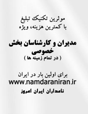 تکنیک معرفی جدید و موثر ویژه مدیران بخش خصوصی