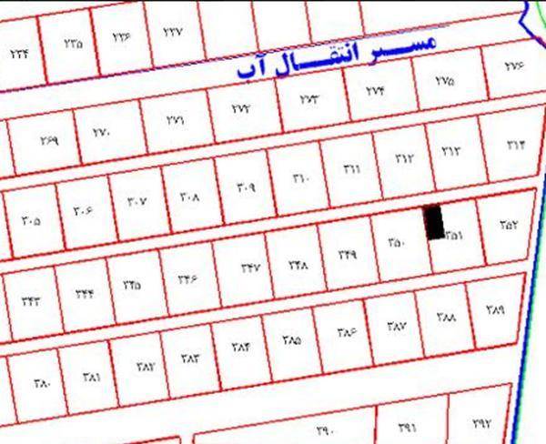 زمین حدود 400 متر مربع