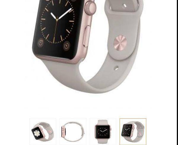 iwatch 42mmه rozgoldآیواچ ٤٢ رزگلد.